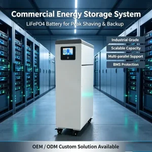Deep Cycle Custom LiFePO4 Energy Storage Battery Different Voltage Available Off Grid Hybrid Solar Storage System