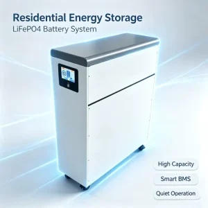Deep Cycle LiFePO4 Home Battery Storage System 51.2V Solar Backup Power Lithium Battery for Home Energy Saving