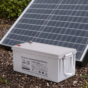 Deep Cycle Sealed Gel Battery 200Ah 12V Rechargeable Lead Acid Solar Battery 2400Wh for Home Appliances UPS Backup Power Supply