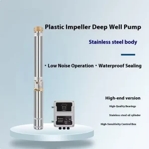 Deep Well Tube Electric Submersible Water Pump 2.2m³/h Flow Rate for Irrigation Agriculture Use