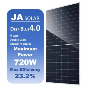 Deepblue 4.0 M66D46 LB Commercial Home N Type Bifacial Dual Glass Monocrystalline 695 Watt 700W 710 Watt 720W Solar Panels