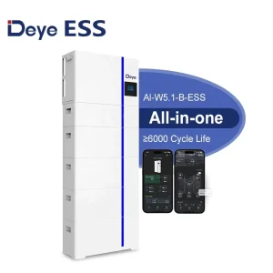 Deye ESS AI W5.1 B ess New Arrival Home Lithium Ion Lifepo4 Solar Deep Cycle All in one Battery Storage System
