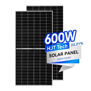 Double Glass Photovoltaic Panel 700W 705W 710W 715W 720W Bifacial HJT Solar PV Panels for Home 50W 515W