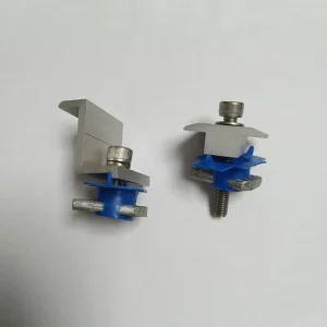 Durable Adjustable Solar Panel Mounting System Kit with Universal Middle End Clamps for Framed Roof PV Modules
