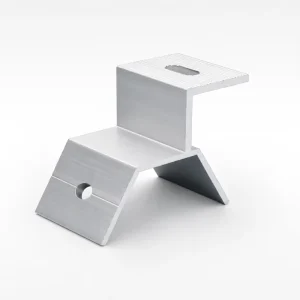 Durable Aluminium Anodized Roof Clamp for Solar Carport Mounting System Solar Panel Installation Projects