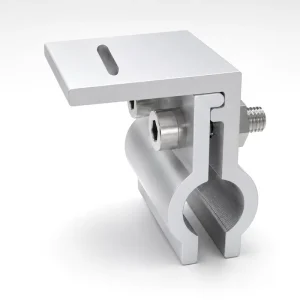 Durable Aluminum Alloy Solar Clamp with Anodized Surface for Roof Mounting -Commercial Solar Carports