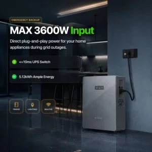 Dyness Aquavolt 5.12kWh Distributor Home ESS Battery 8000 Cycles AI Storage with Plug in 2.5kW AC Input