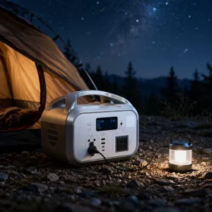 E-NiCE 600W Lithium Iron Phosphate Solar Generator Portable Station 220V AC Pure Sine Wave MPPT for Africa Home Emergency Car