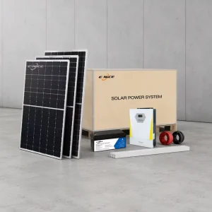 E Nice Hot Sell Complete Set Solar Energy Power Storage System 3KW 5KW MPPT Hybrid Solar Panel Electric Power Generation Kit