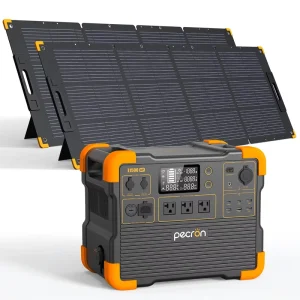 E1500LFP 2200W 1536Wh LiFePO4 Portable Power Station Solar Generator with MPPT Fast Charging