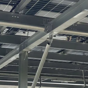 EC01 Aluminum Solar Carport Mounting System with Anodized Surface