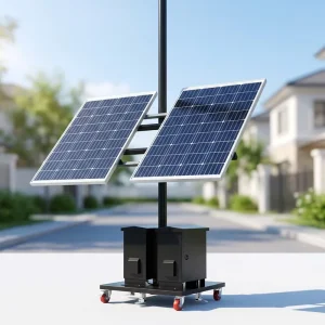 ECN25YD-101 80W+80W 100AH-200AH IP66 CCTV Camera Storage Off Grid Solar Panel Energy Mounting System with Battery