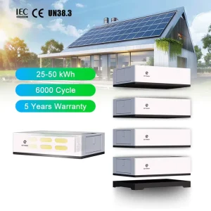 ELEBOX 5K HV High Voltage LiFePO4 Energy Storage System 15kWh 50kWh Stackable IP65 for Home Solar Backup