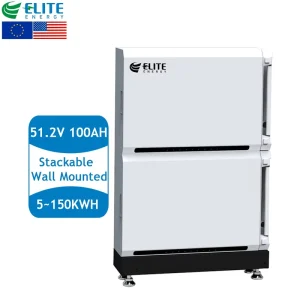 ELITE 48V 100Ah Stackable LiFePO4 Battery Home Energy Storage System Household 51.2V 5Kwh Power Wall Solar Lithium Ion Batteries