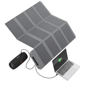 ETFE High Efficiency Monocrystalline Portable Solar Generator Lightweight Foldable Outdoor Solar Power Station European Spot