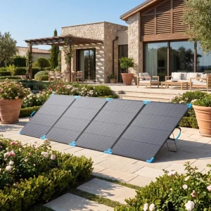 ETFE Waterproof Double-Sided 400W Foldable Solar Panel System for Off-Grid Emergency Charging