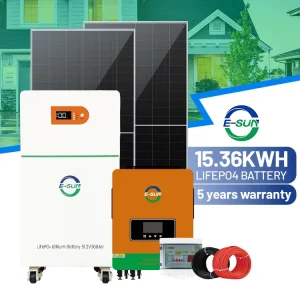 EU Standard 230V AC Output 12kw 15kva off Grid Solar Power System Full Set Smart BMS 48V 6kw Complete Hybrid Energy Storage Home