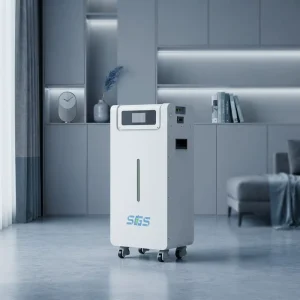 EU Stock 51.2V 314Ah 16kWh LiFePO4 Solar ESS Battery Energy Storage System with Wheels Seplos BMS CAN RS485 Home Backup Power