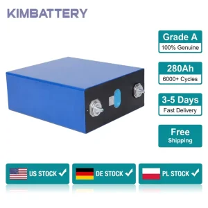 EU Stock CATL 280Ah 3.2V LiFePO4 Prismatic Battery Cell Grade A LFP Cell for 51.2V Solar ESS