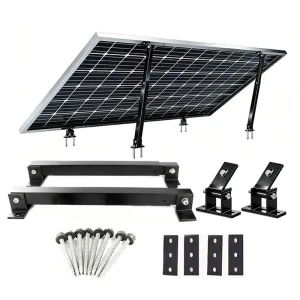 EU Stock Easy-Install Aluminum Anodized Solar Adjustable Tilt Front Leg Rear Leg for Solar Panel Mounting Bracket