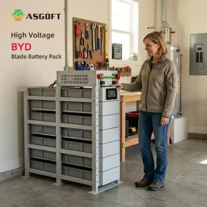 EU Stock High Voltage Battery Storage 20kWh 100kWh BYD Official Blade Battery Cell 200V 1000V 93kWh 100kWh Solar Home Batteries