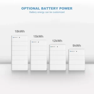 EU Stock High Voltage Stackable LiFePO4 Battery 5KWh 10KW 20KWh 30KWh Solar Energy Storage System
