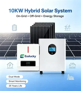 EU Stock Solar Energy System 5Kw 8Kw 10Kw 30Kw Residential System Solar Panels With Battery and Inverter Solar Batteries