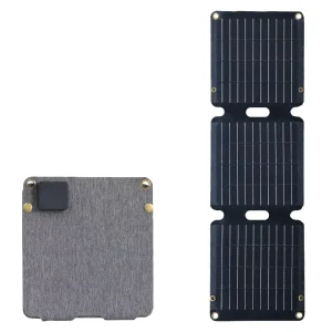 EU Sunfield 21W 22% Efficient Black Folding Foldable Flexible Waterproof Solar Panels Portable Energy Storage