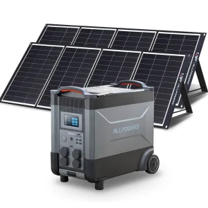 EU/US/UK/JP/AU/ZA Battery 600W 1500W 2500W 3200W 110V 220V Portable Solar Generator for Outdoor