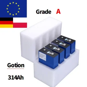 EU Warehouse DDP Grade A 3.2V 314Ah LiFePO4 Battery Prismatic Cell CE Certified for Solar Energy Storage