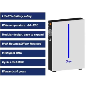 EU Warehouse RW-M6.1 51.2V 120Ah 6.14kWh Lithium LiFePO4 Battery for Solar Energy Storage