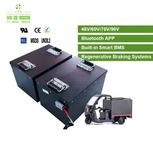 EV Lithium Iron Phosphate Battery Pack 60V 72V 100Ah 200Ah for Golf Cart
