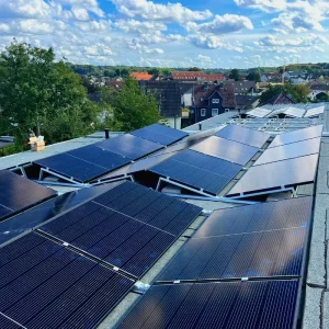 East West PV Panel Ballasted Triangular Roof Mount Aluminum Solar Panel Structure
