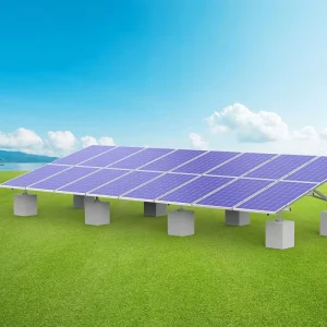 East-West RCC Solar Mounting System for Flat Roof PV Bracket Ballast Structure