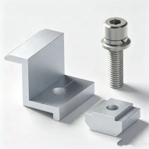 Easy Installation Aluminum Mid Clamp End Clamp Solar Panel Fixing Clamp PV Racking Mounting Accessories