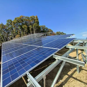 Easy Installation Solar Ground Mounting System Solar Panel Rails Photovoltaic Brackets 216km h Wind Speed 1.4kn m2 Snow Load