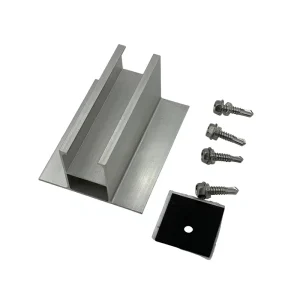Aluminum Short Mini Rail for Roof Solar Mounting