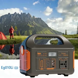 Eg010Li Pure Sine Wave Portable Power Station 500W Solar Generator LiFePO4 Battery for Camping (Solar Panel Optional)