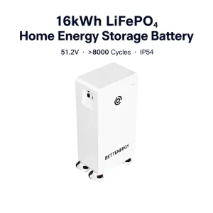 Emergency Backup Power 16kWh 51.2V 314Ah Grade a LiFePO4 Battery for Power Outage Off Grid Solar Energy Storage