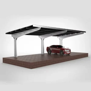 Empery Solar Commercial Steel Waterproof Solar Carport Parking Structure High Strength Sturdy Design Hot Dip Galvanized
