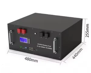 Energy Storage Solar Inverter Split Hybrid Grid LiFePO4 Battery 51.2V 48V 20 600Ah IP65 CAN Communication 30 40KW