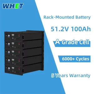 Energy Storage Split Hybrid Grid Stackable 48V LiFePO4 Battery 5/10/15KWh Rack-Mounted IP65 CAN Solar System