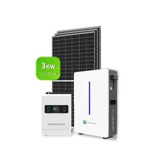 EnergyCreative 3KW Hybrid Off-Grid Solar Panel System Inverter with 5Kwh Lifepo4 Battery MPPT Controller for Home Use