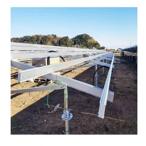 Engineering Acceptance Super Zn-Al-Mg Solar Panel Ground Mounting Bracket