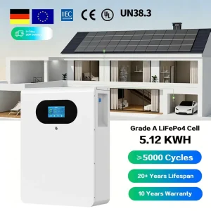 Environment Protection All in One 44.8V 5.12kWh Renewable Integrated Lifepo4 Lithium Home Energy Storage Machine