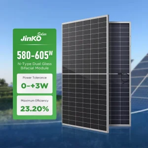 Eu Stock N Type Monocrystalline Bificial Dual Glass Solar Panels 580W 585W 590W 595W 600W 605W for Solar Energy System