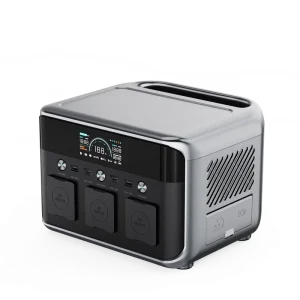 Expandable LiFePO4 Portable Power Station1200W Pure Sine Wave Solar Generator with AC DC USB Output for Home Backup
