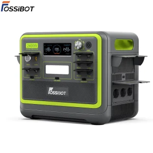 F2400 2400W 2048Wh LiFePO4 Solar Generator Portable Power Station with Solar and AC Input for Camping Home Emergency Use