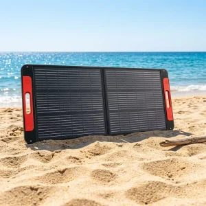 FB11 100W High Efficiency 18.5% Mono ETFE Foldable Solar Panel IP67 Waterproof Portable Solar Charger RV Camping
