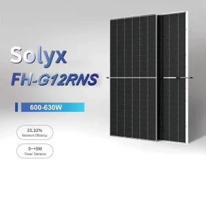 FH-G12RNS N-Type Monocrystalline Dual Glass Bifacial Solar Panel 600-630W Max Efficiency 23.32%